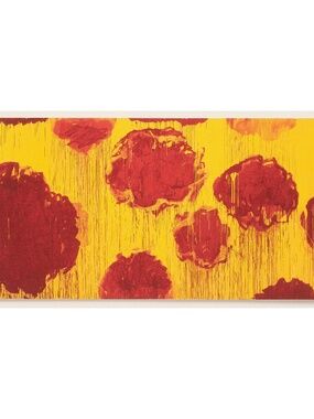 CY TWOMBLY Exhibition Invitation BLOOMING Scattering of Blossoms - Gagosian 2007